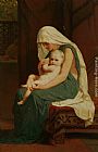 Frederick Goodall Mother and Child painting